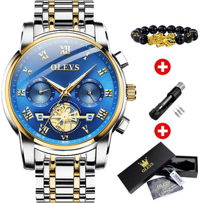 Relógio OLEVS Royale Masculino com Pulseira de Aço