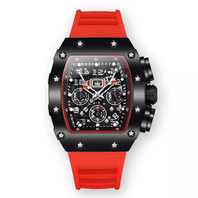 Relógio OLEVS Brutus Explorer Masculino com Pulseira de Silicone