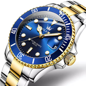 Relógio OLEVS Nautilus Masculino com Pulseira de Aço